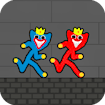 Red and Blue Stickman Huggy 2